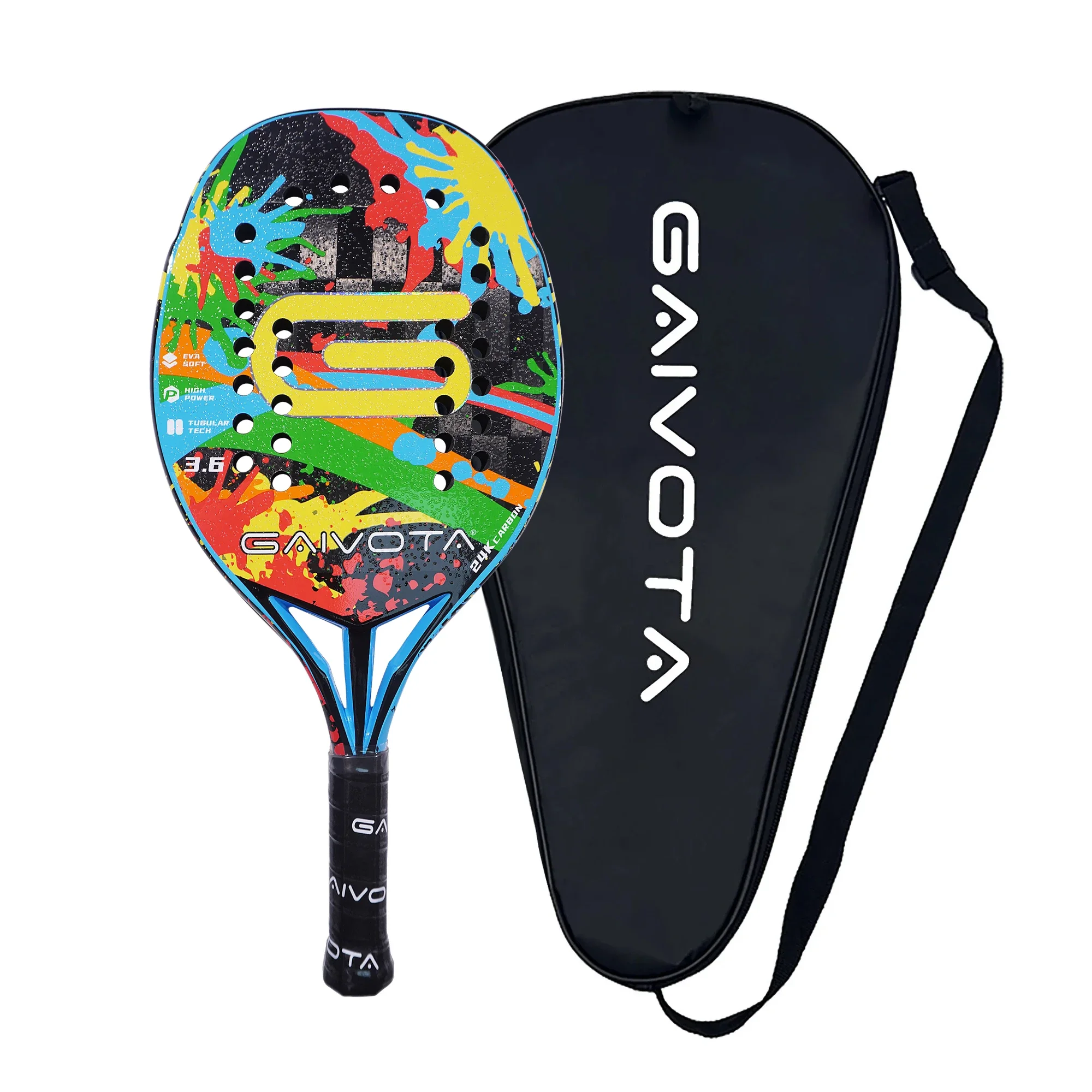 GAIVOTA3.6 2024 Beach tennis racket carbon 24K Gradient +bag