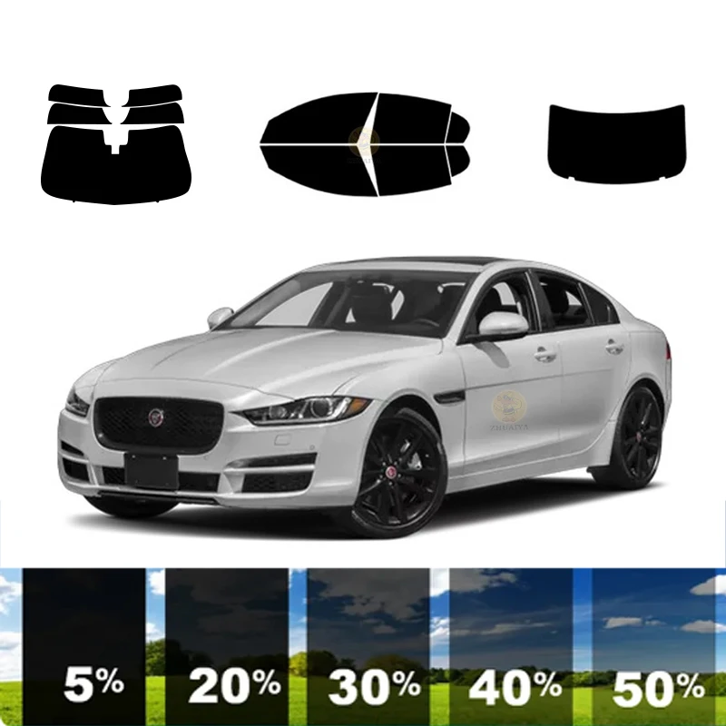 

precut Removable Window Tint Film For Car 100% UVR 5%-70%VLT Heat Insulation Carbon ﻿For JAGUAR XE 4DR SEDAN 2016-2020