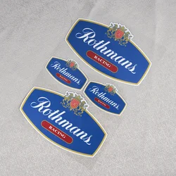 Motorcycle Stickers Rothmans Racing Car Bike Helmet Decals for Suzuki Honda Kawasaki Ducati Yamaha Vespa Accessoires Moto