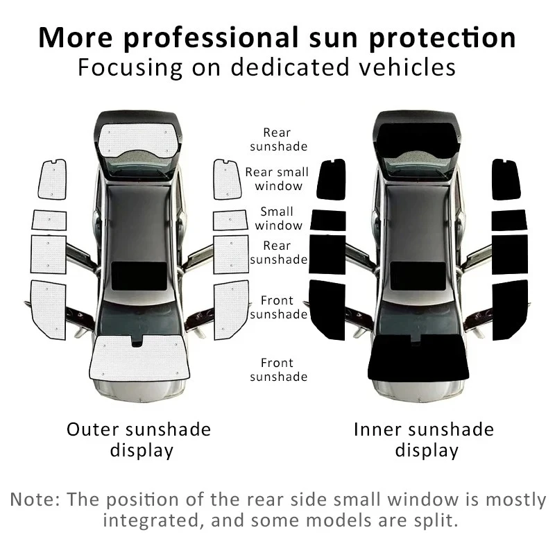 For Volkswagen VW Caddy 2K Maxi 2003~2019 2018 Car Full Covers Sunshades Protector Window Anti-UV Sun Parasol Window Accessories view 2