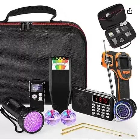 11Pcs Paranormal Investigation Kit, EMF Meter, Recorder, Multi-function Ghost Hunting Research Tool Set