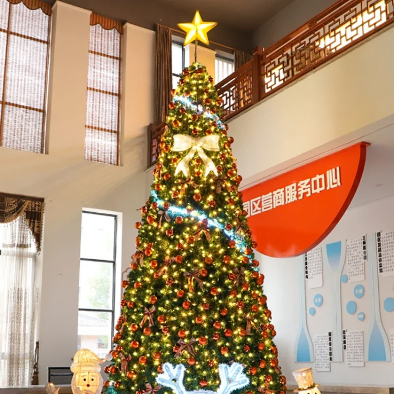 Large Frame Christmas Tree Decoration Package Outdoor Luxury Luminous Plaza Hotel Decoration