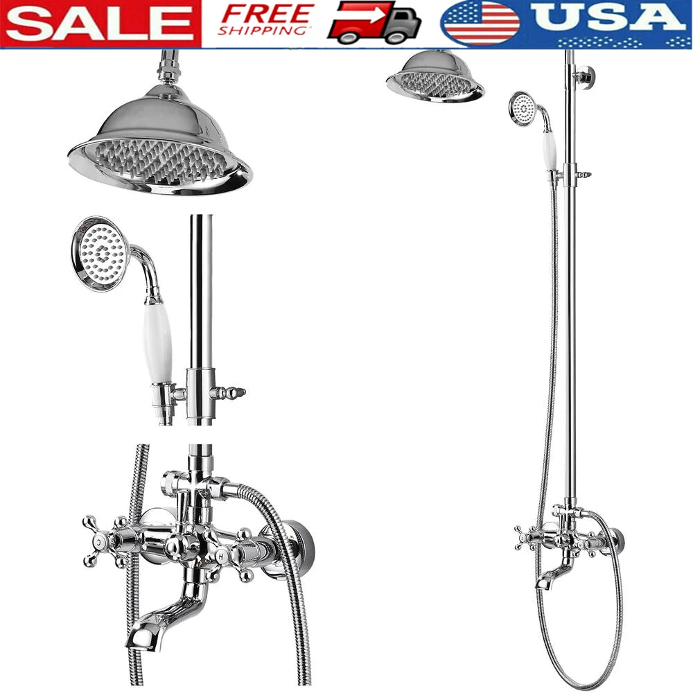 Bathroom Exposed Shower Faucet Set 8