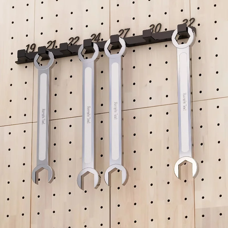 [Durable Screw Organizer] Durable Heavy-Duty Metal Wall-Mounted Screw Organizer with Numbered Slots (61 for #6,31 for #8, etc.)