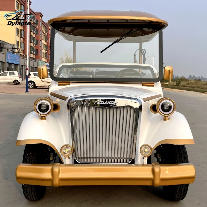 Made In China Classic Retro Golf Cart Vintage Electric Club car Specially Designed For Wedding Hotel Sightseeing Travel Business