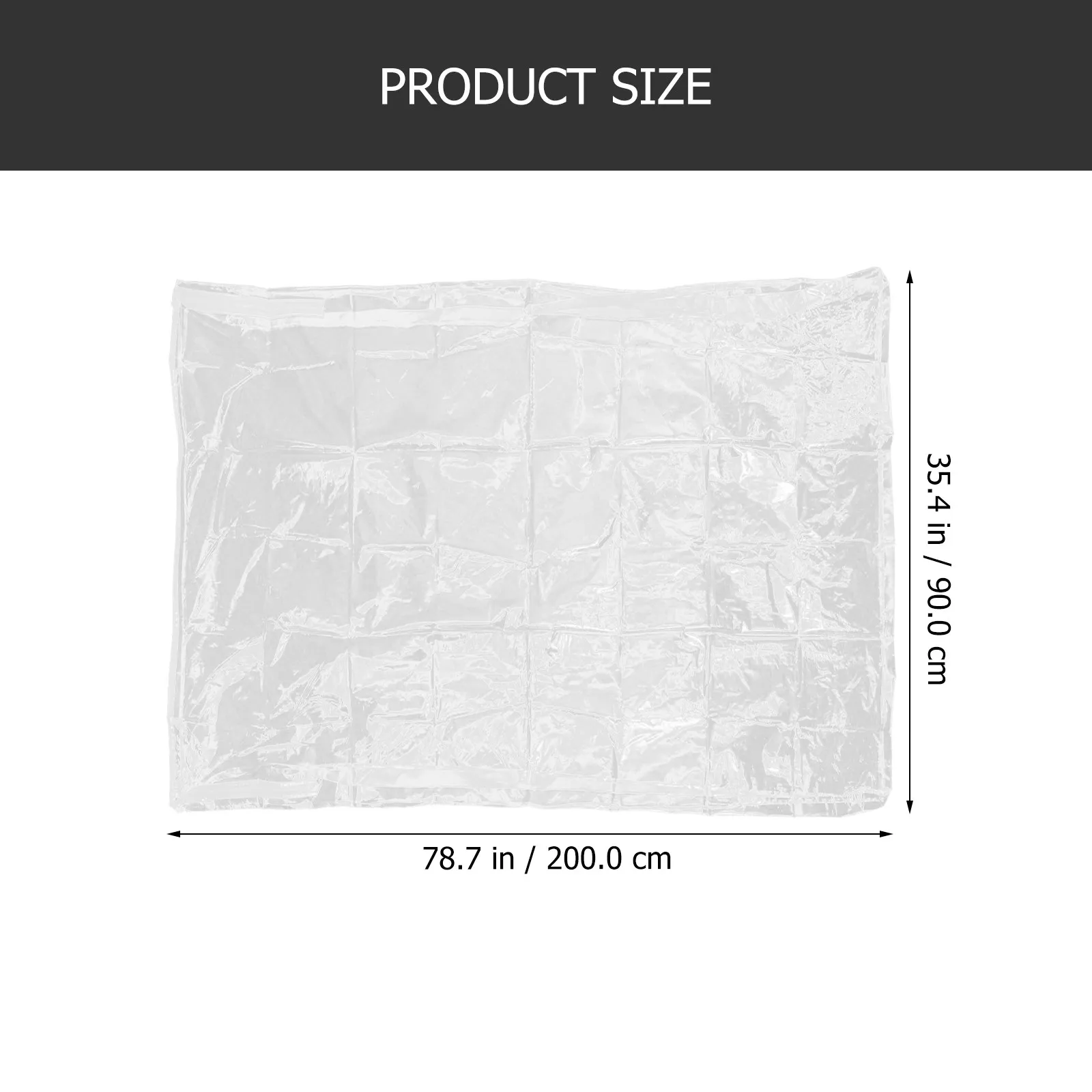 Thickened Waterproof Mattress Protector Zipper Closure Plastic Bed Cover for All Sizes Dust Proof Mattress Storage Moving