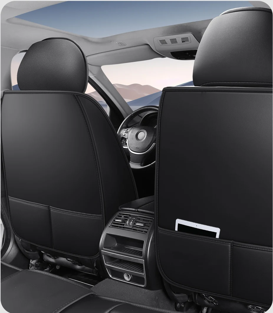 Auto-Sitzbezüge Komplettset aus Nappaleder Universell Passend für BMW G21, Lexus NX350h, Mini Cooper F66, Nissan Rogue T33 Auto-Zubehör – Detail 6
