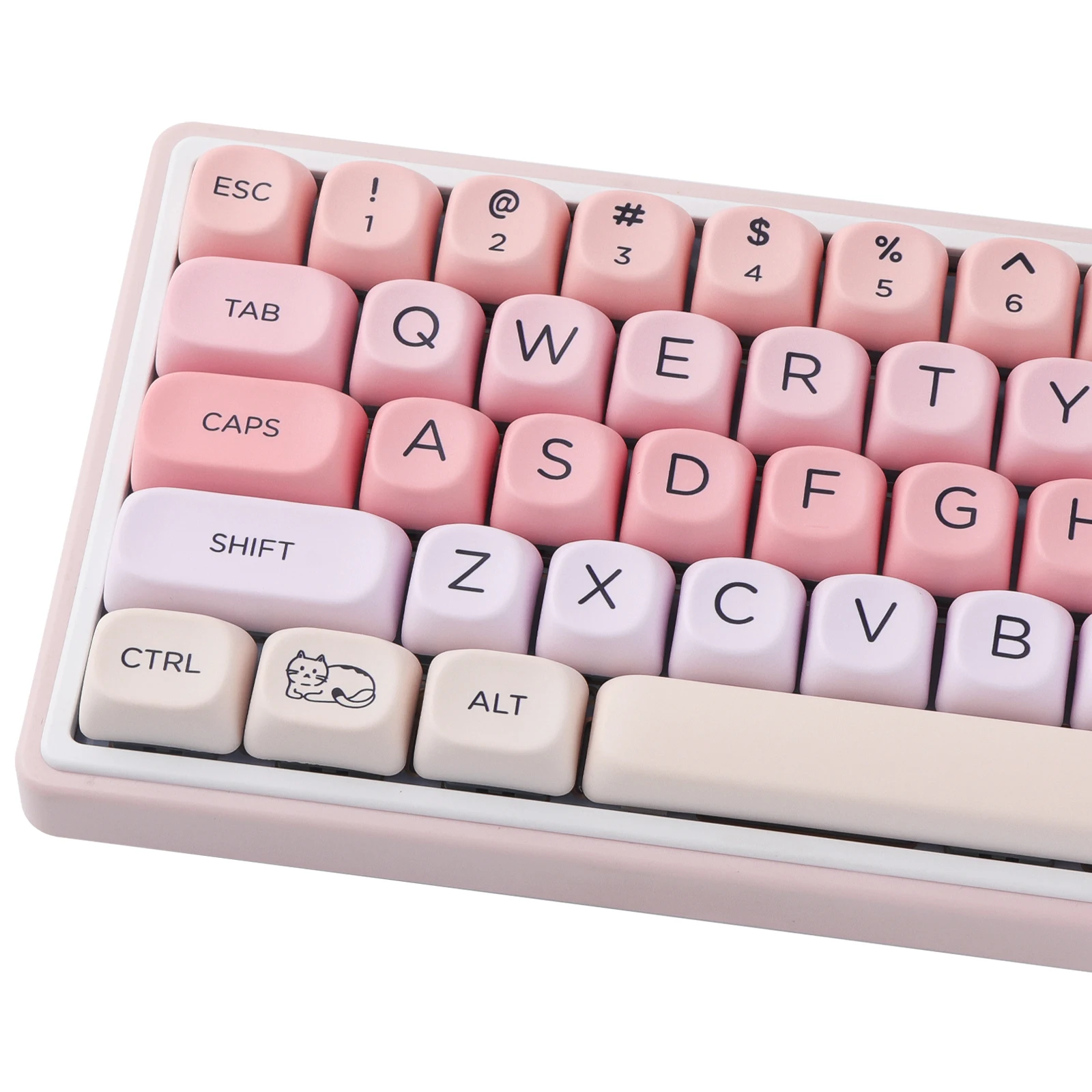 Hakimi 5-Sided Dye-Sublimated Keycaps Set - 130 Keys PBT Material MOA Profile for Mechanical Keyboards