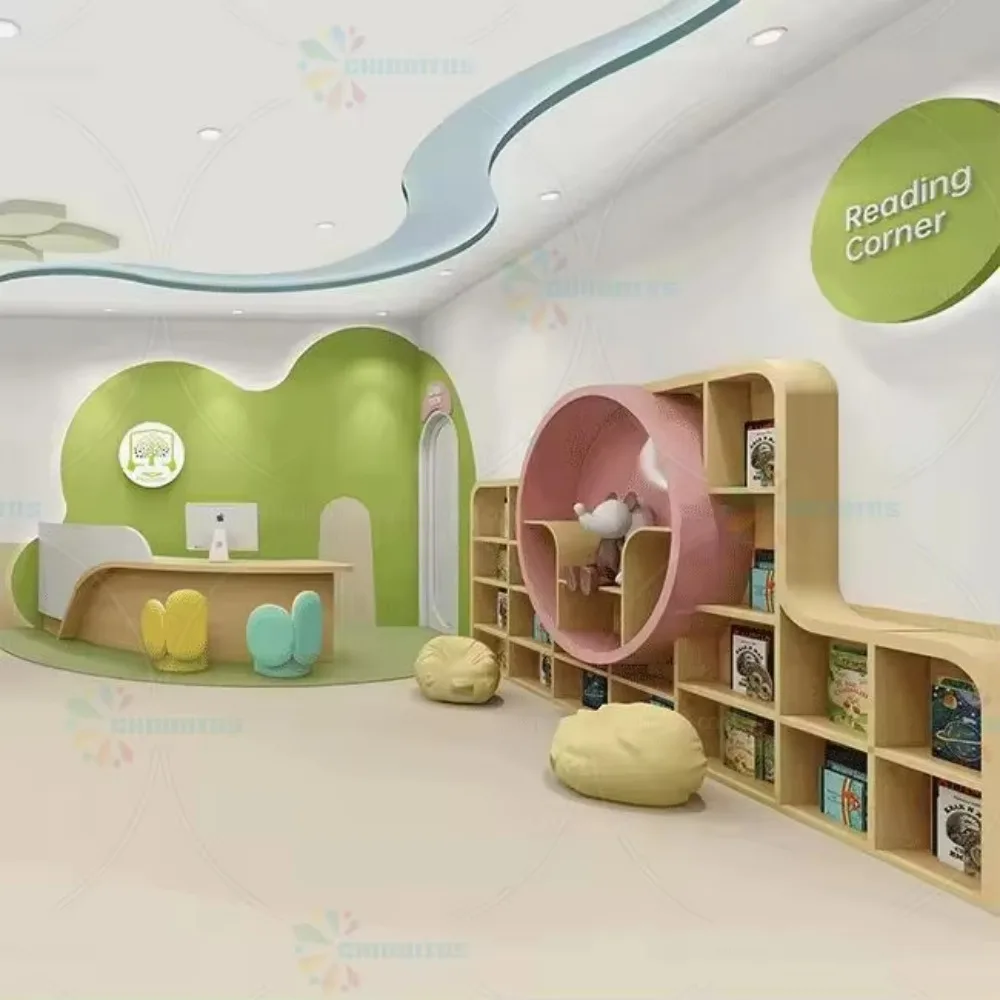 

Chiquitos Kindergarten Classroom Bookshelf Play Facilities Kindergarten Wooden Children'S Furniture Set Book Corner Bookshelf