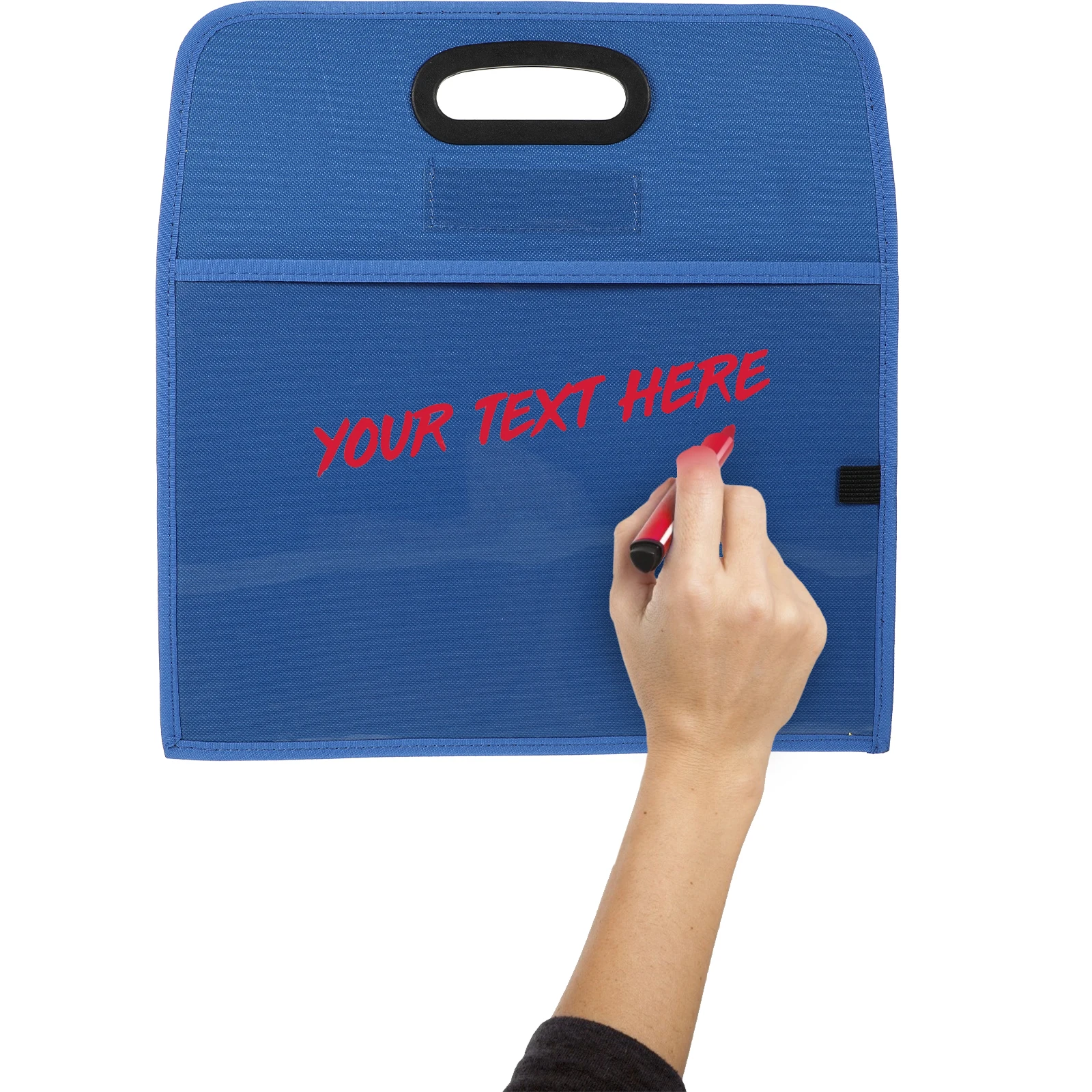

1pc Portable Dry Erase Pocket Reusable Plastic Sleeves Clear Pouch Slim Bag School Office Supplies Large Size File Folder