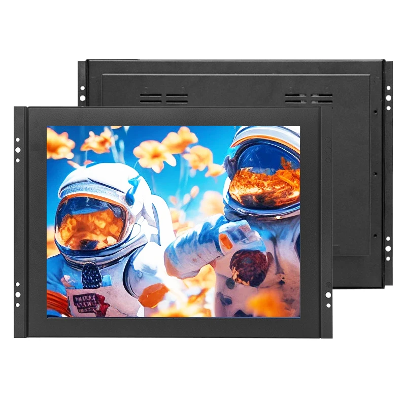 Industrial 12 inch 1024*768 LCD Capacitive/Resistive Touch Screen Display Open Frame Monitor with HDMI/VGA/BNC/AV/USB Input