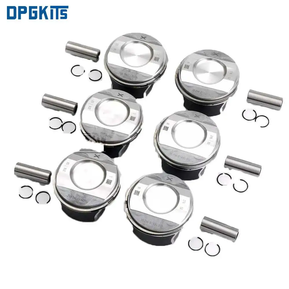 M276 3.5 Pistons Rings Set For Mercedes-Benz E350 ML300 R350 S350 SLK350 CLS300 3.5L V6