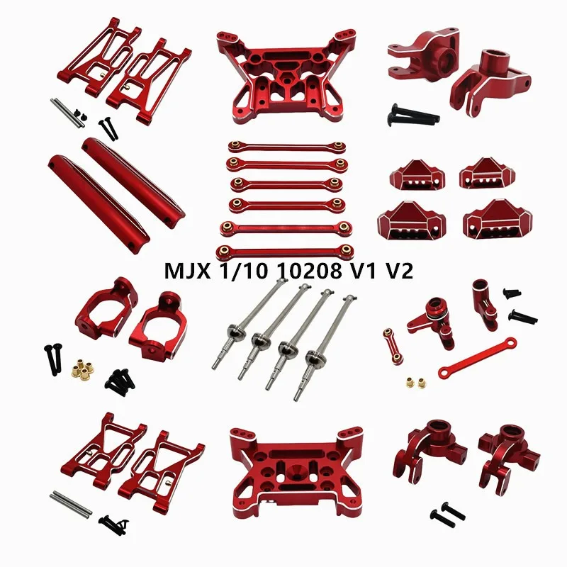 

Aluminum Metal Alloy Upgrade Parts for MJX 1/10 10208 V1 V2 RC Crawler Car Front Rear Steering Cup C Seat