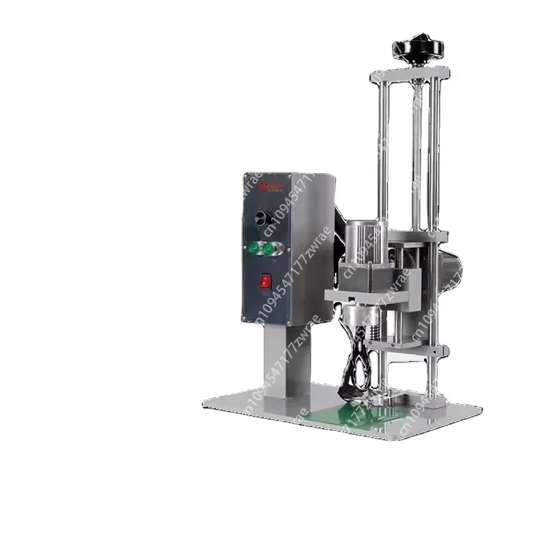 Semi-Automatic Electric Bottle Capper Desktop Portable Cap Tightening Machine for Plastic & Glass Bottles