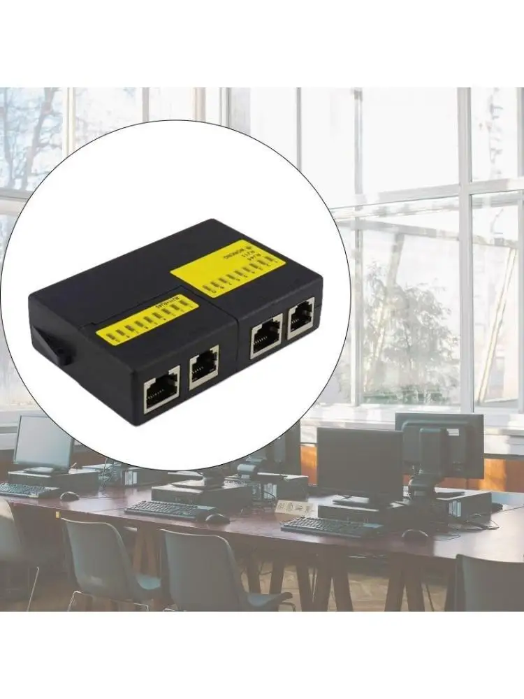 652F RJ45 RJ11 RJ12 CAT5 UTP Mini LAN Cable Tester Telephone Line Detector Remote Test Tools