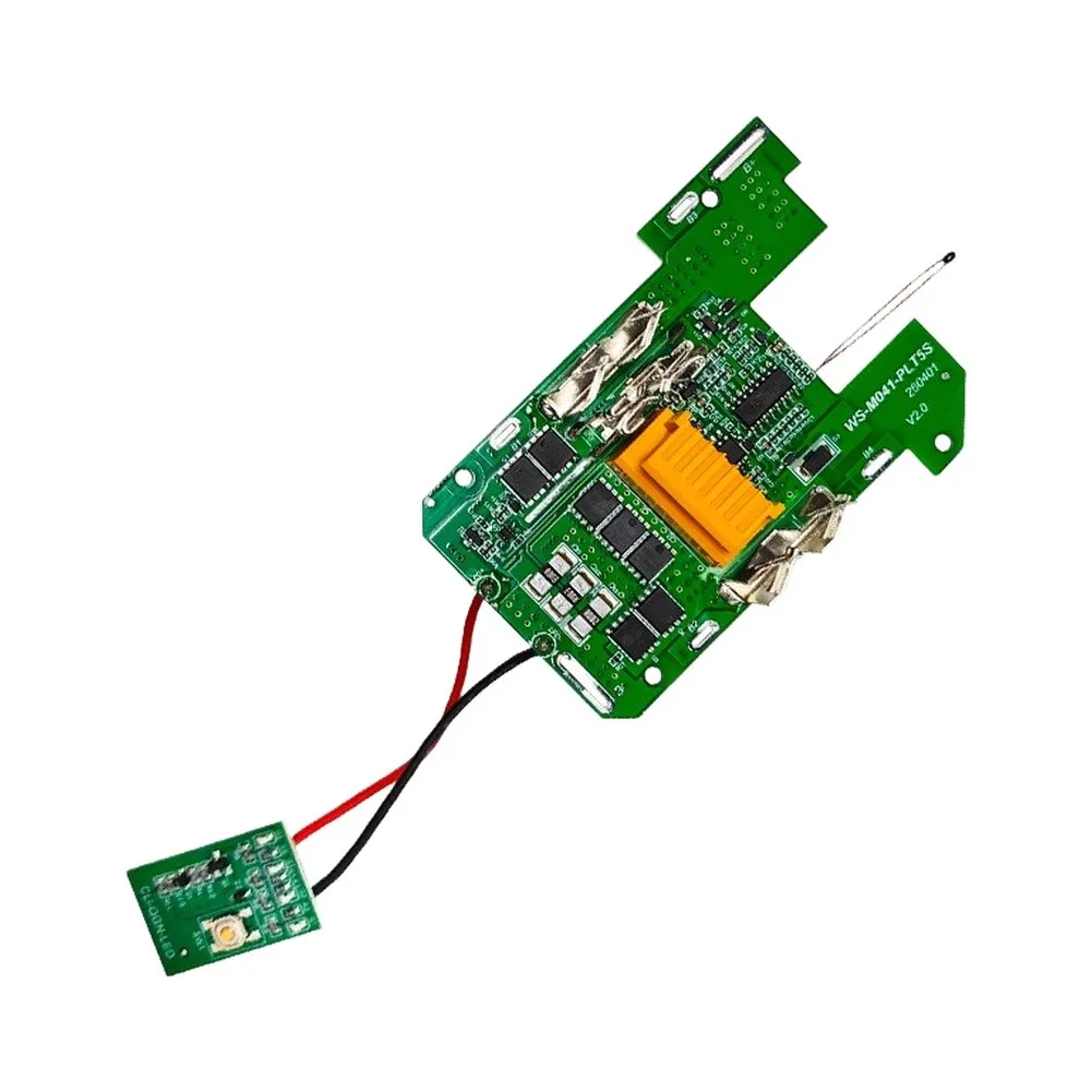 As Shown Li-ion Protection Board High Temperature Cut Off Mechanism Battery Management System Real-time Temp Monitoring