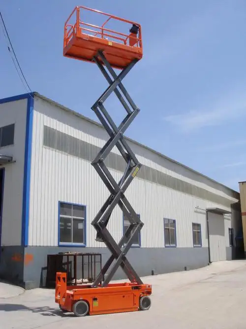 Mini Self-Propelled Elevator Work Platform 3m 4m 5m Scissor Lift With 300kg Capacity Battery Drive Small Lifter