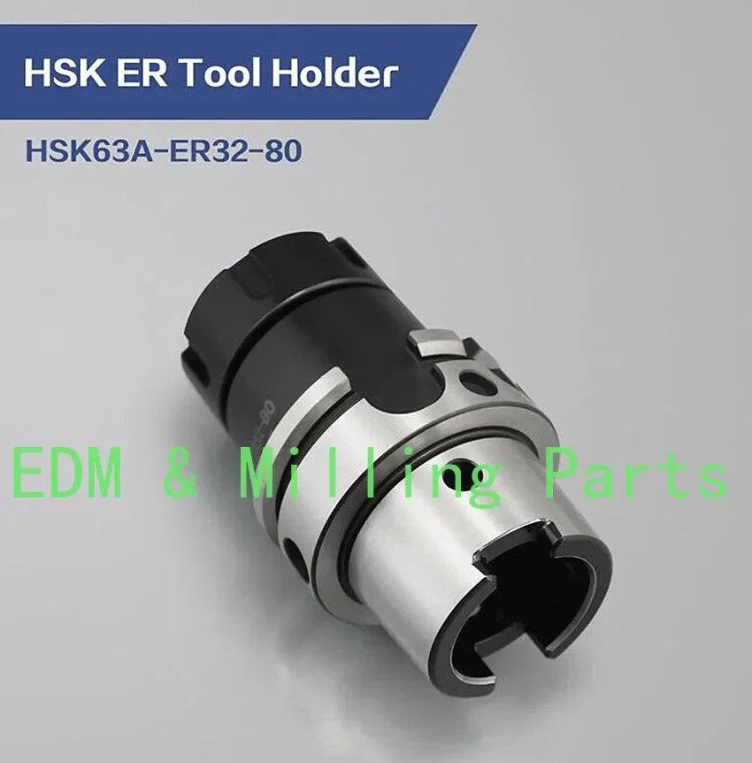 Imagem -03 - Cnc Hsk Titular Hsk63a Er32 80 Ferramenta Titular G2.5 25000 Rpm