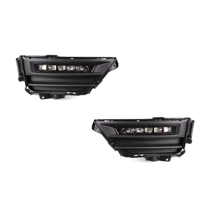 SAAR متوافق مع 21 موديلًا CRV أضواء نهارية للضباب الأمامية الأصلية للقيادة باللون الأصفر L #5