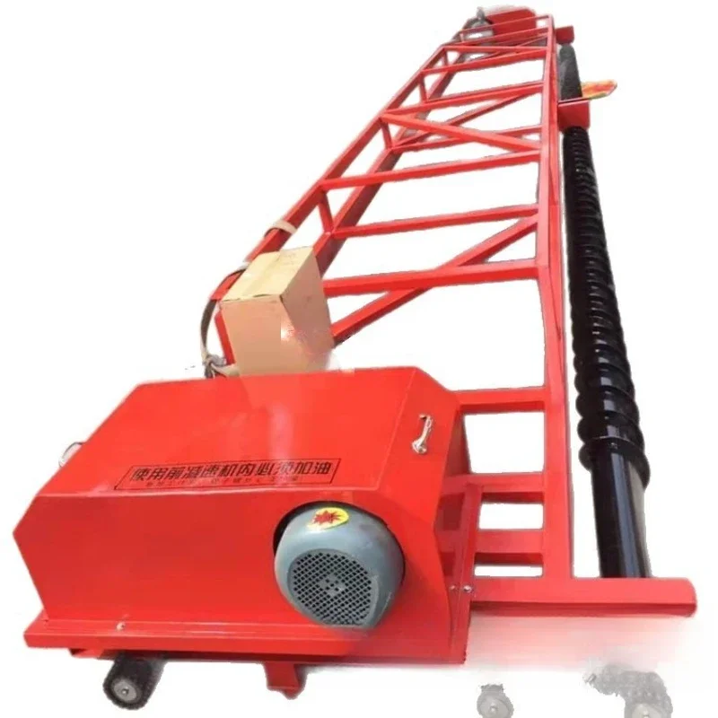 Concrete pavement paver Three-roller paver with spiral auger Bridge paving