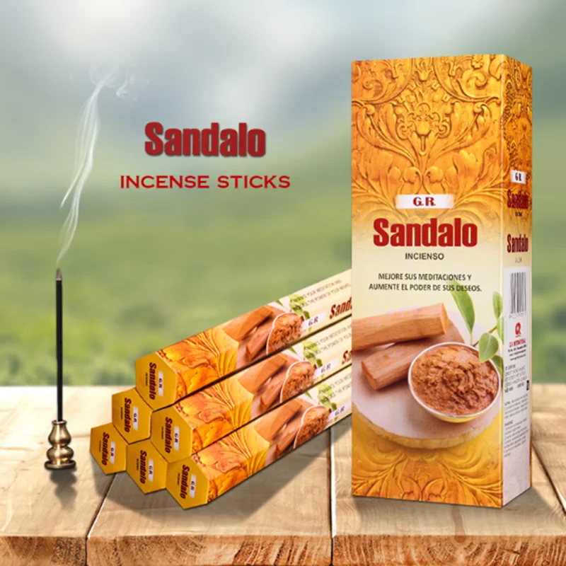

120 sticks/lot Natural sandalwood OUDH indian incense sticks Purifying Air Deodorization Aromatherapy Scents for home