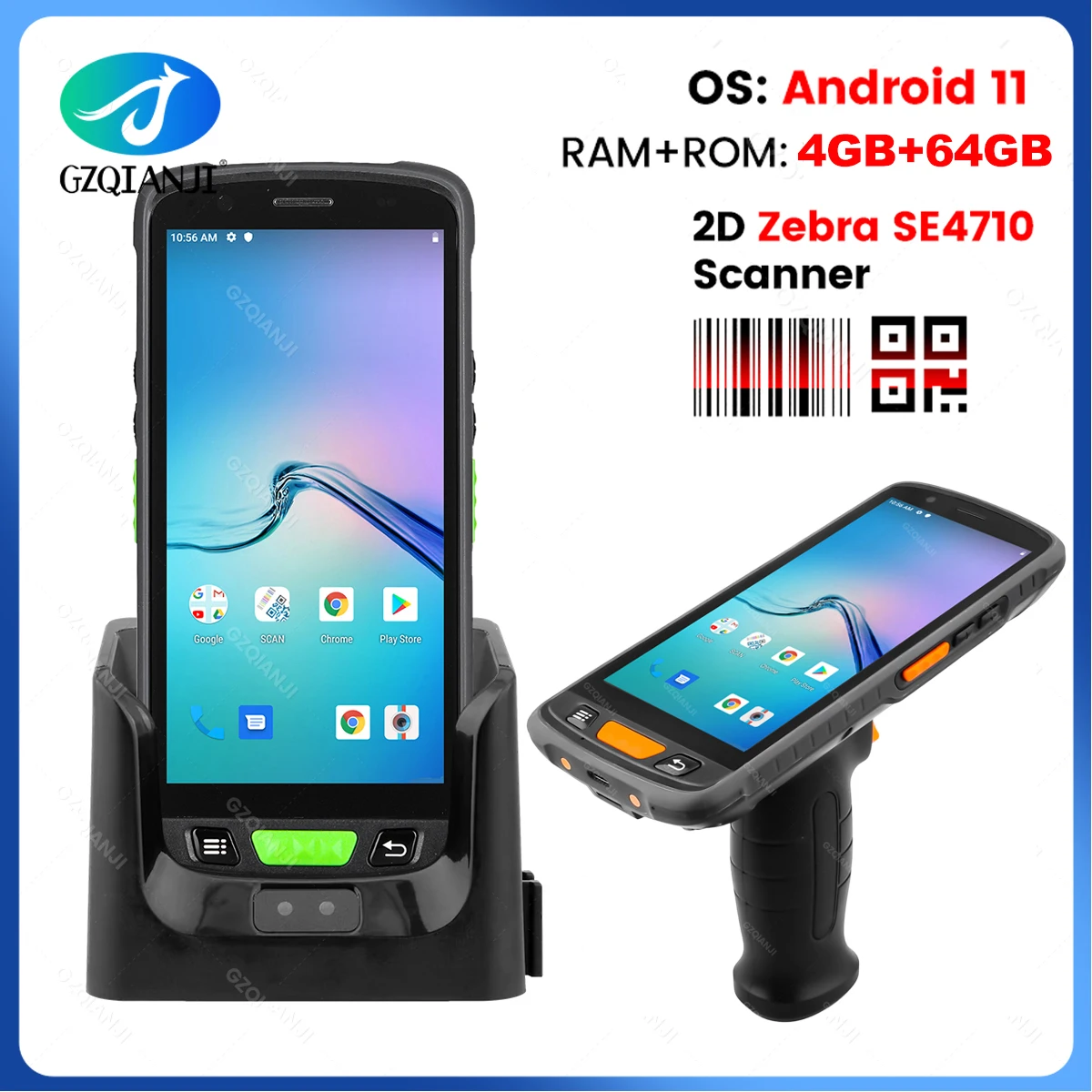 Android Scan Made Easy: Real-World Review of the Android 11 PDA Handheld Terminal with Zebra 2D Barcode Scanner