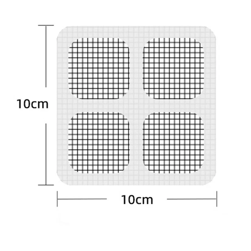 50 шт. одноразовый уловитель волос для душа, сетчатые крышки для слива душа, сетчатый фильтр для раковины, сетчатая наклейка, аксессуары для ванной комнаты