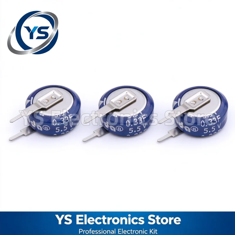 5-50pcs 5.5V 0.33F V Type Terminal CDA CBN5R5334VF-ZG CBN Series Super Capacitor Ultra Farad Capacitors New High Quality