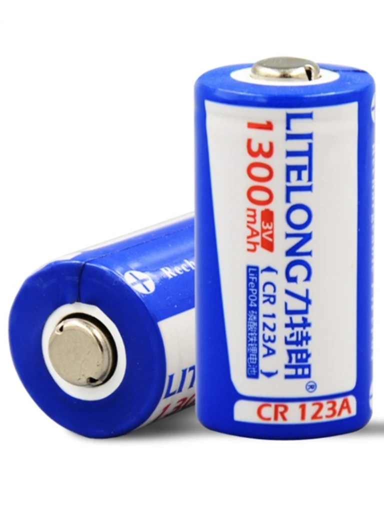 4 sztuki CR123A akumulator 1300mAh 3.0V fosforan litowo-żelazowy bateria litowa + cr123a CR2 bateria dwufunkcyjna ładowarka