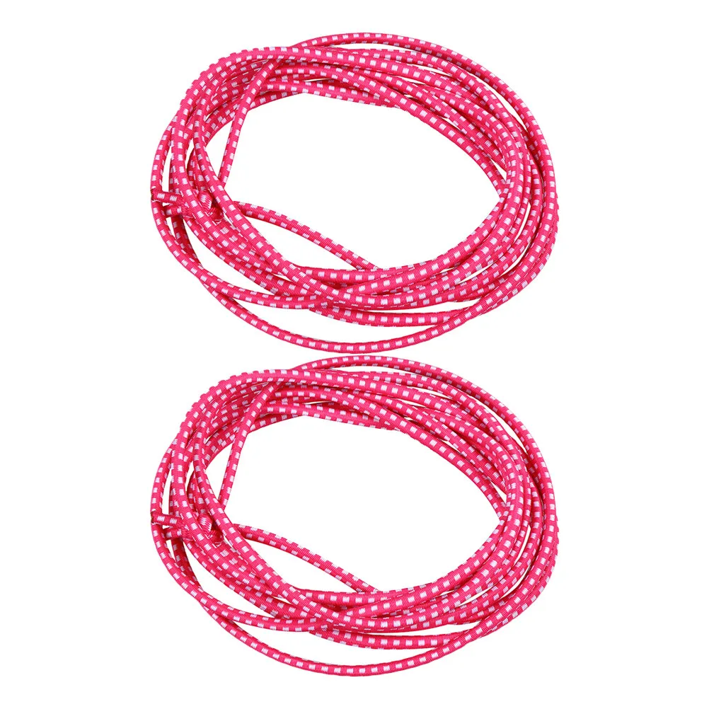 Kids Jump Rope Set 2 Pack Elastic Skipping Ropes for Indoor Outdoor Fitness Training and Family Exercise