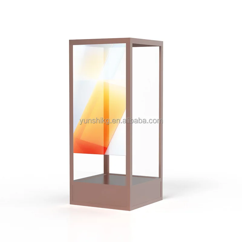 30-Inch Transparent OLED Display for Museum Digital Signage Indoor Advertising Premium Artifact with Animation Floor Stand