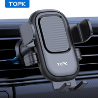 TOPK Car Phone Holder Hook Mount 360° Adjustable Car Air Vent Stand Fit for iPhones & Android Phones (4\