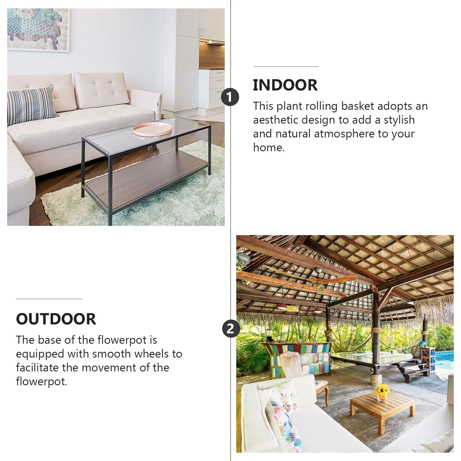 

Square Flowerpot Tray With Universal Wheels Heavy Duty Plant Pot Holding Base Plate Moveable Flowerpot Holder Water Resistant