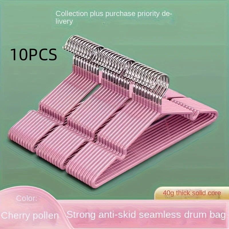 10/20Pcs hanger, non-slip design, sturdy heavy-duty coat durable hanger, bedroom, closet, household laundry drying storage