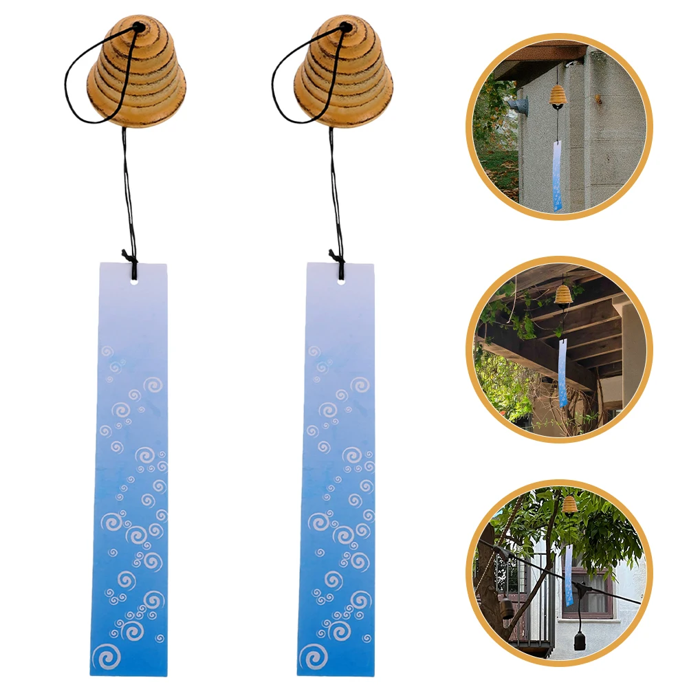 

2pcs Vintage Metal Bell Hanging Decorative For Bedroom Window Balcony Retro Chimes Pendant Bells