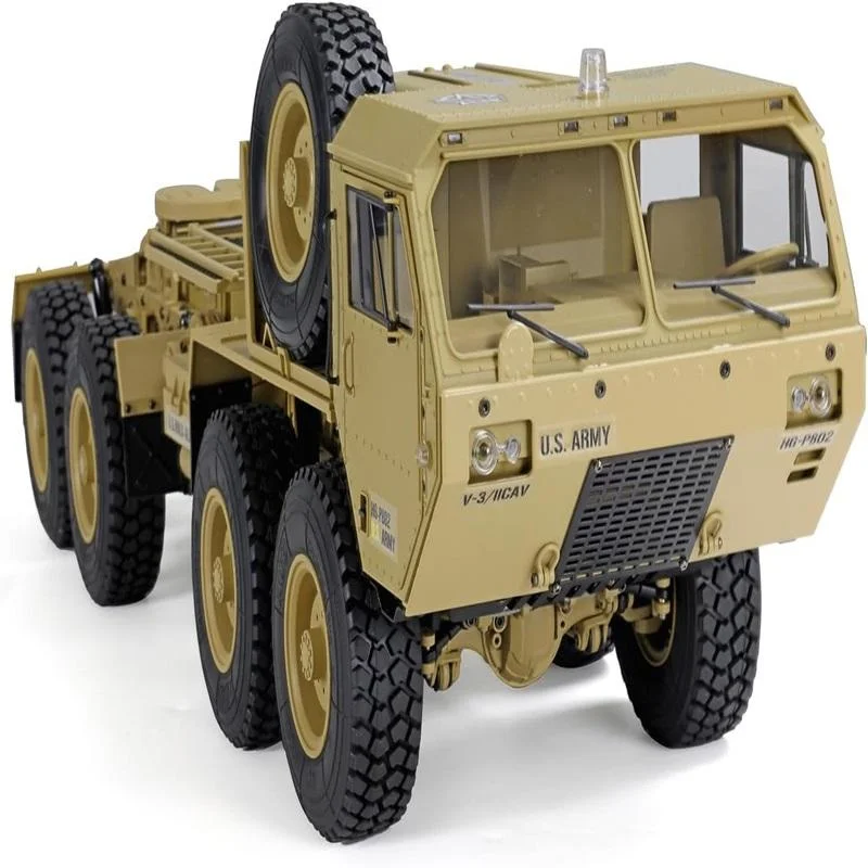 

Best Offer 1/12 8x8 RC US Militarryyy Truck HG-P802 4 Axles Remote Control Armmyyy Car Models (Light Yellow)