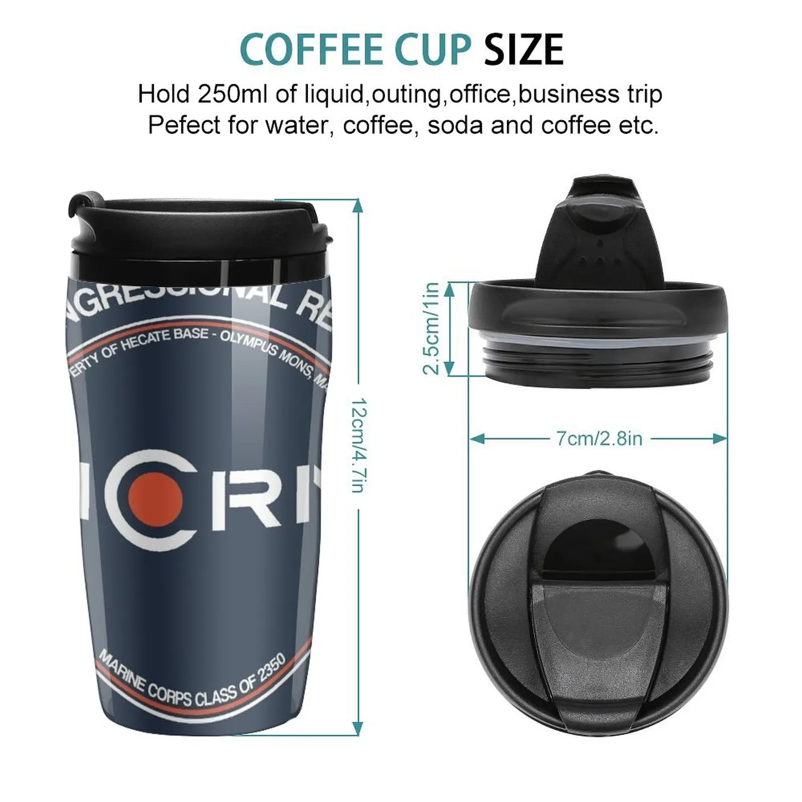 New MCRN Mars marine Zero-G training academy original design Travel Coffee Mug Coffee Accessory Beautiful Tea Mugs Vintage Cup