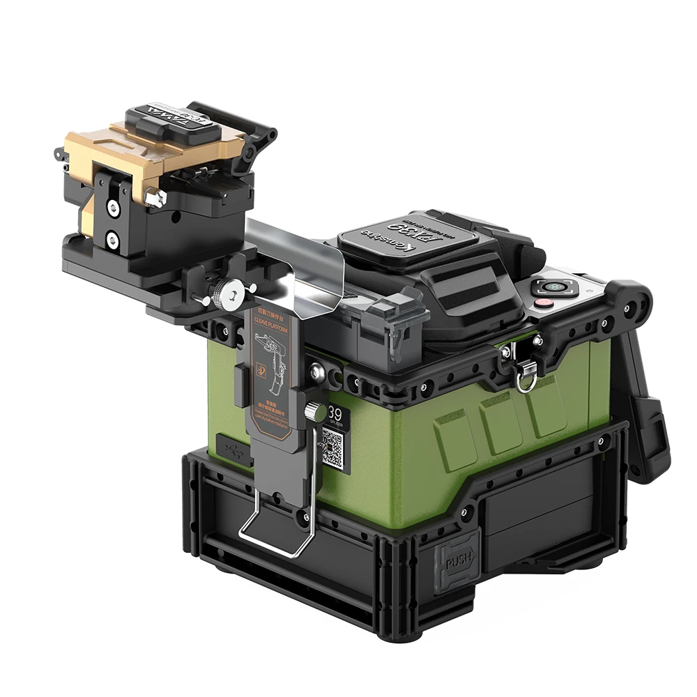 

Cable Splicing Machine Fusion Splicer 6 Motorshigh Precision Cleaver Fiber Splicing Machine Fiber Optic Equipment FTTH APT Fiper