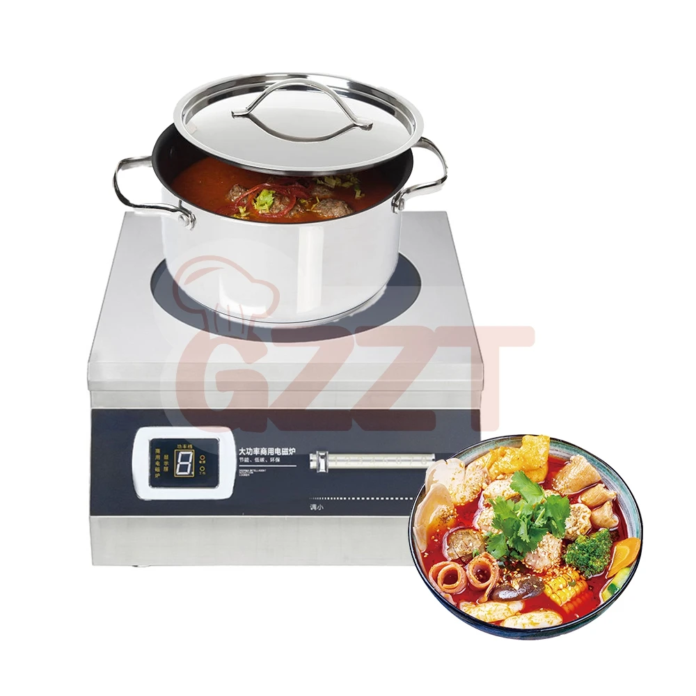 8000 Вт 380 В коммерческая центральная кухня с плоским верхом, индукционная плита, плита, варочная панель, индуктивный нагрев, электрическая индукционная плита 80