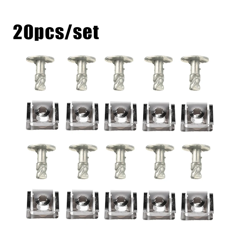 10/20PCS Auto Undertray Schutz Motor Unter Abdeckung Haube Snap Befestigungs Clips & Schrauben für Audi # 8D0805121 Schrauben Haubenschnalle
