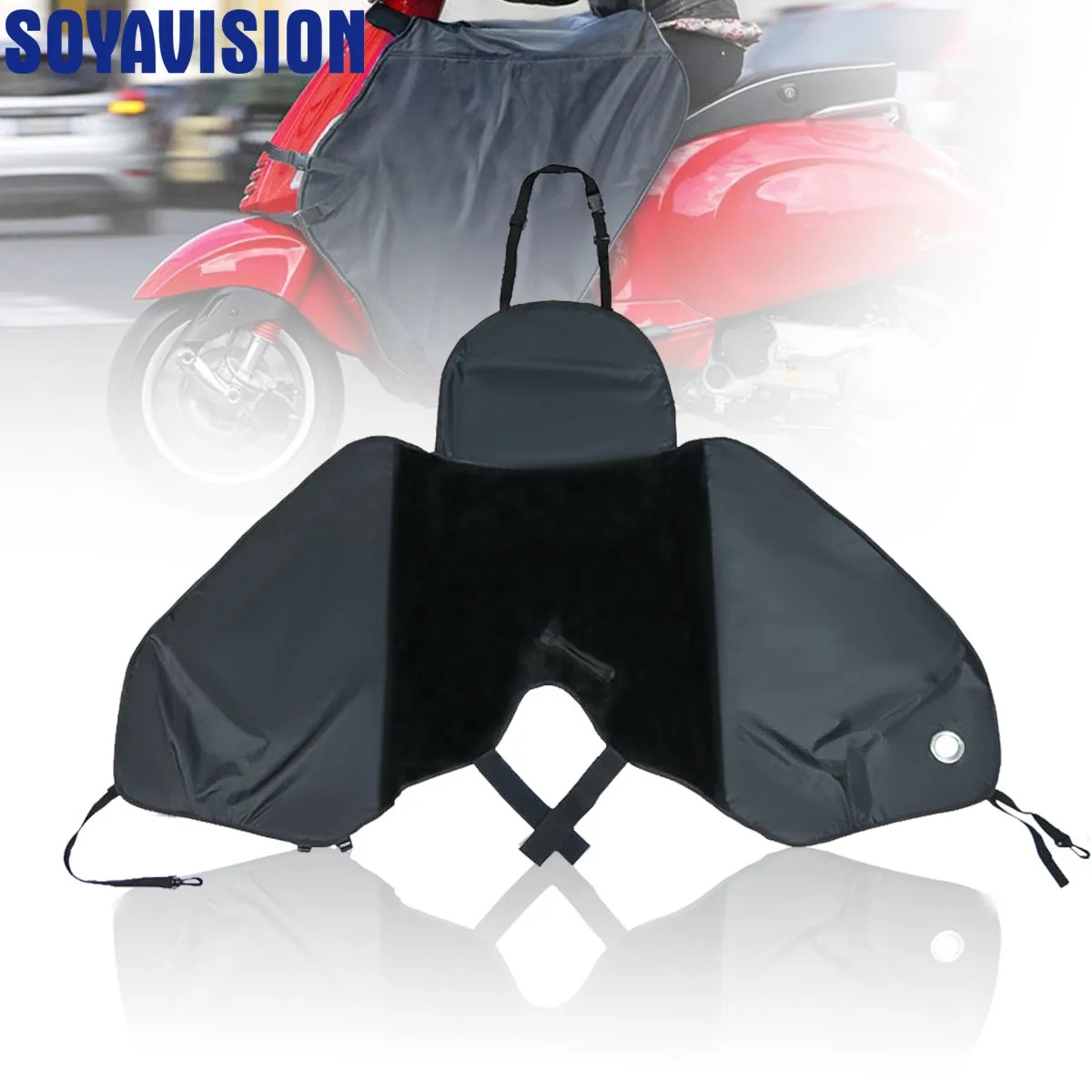 

Black Winter Leg Cover For Scooters Rain Wind Cold Protector Knee Motorcycle Blanket Knee Warmer Leg Cover Winter Quilt