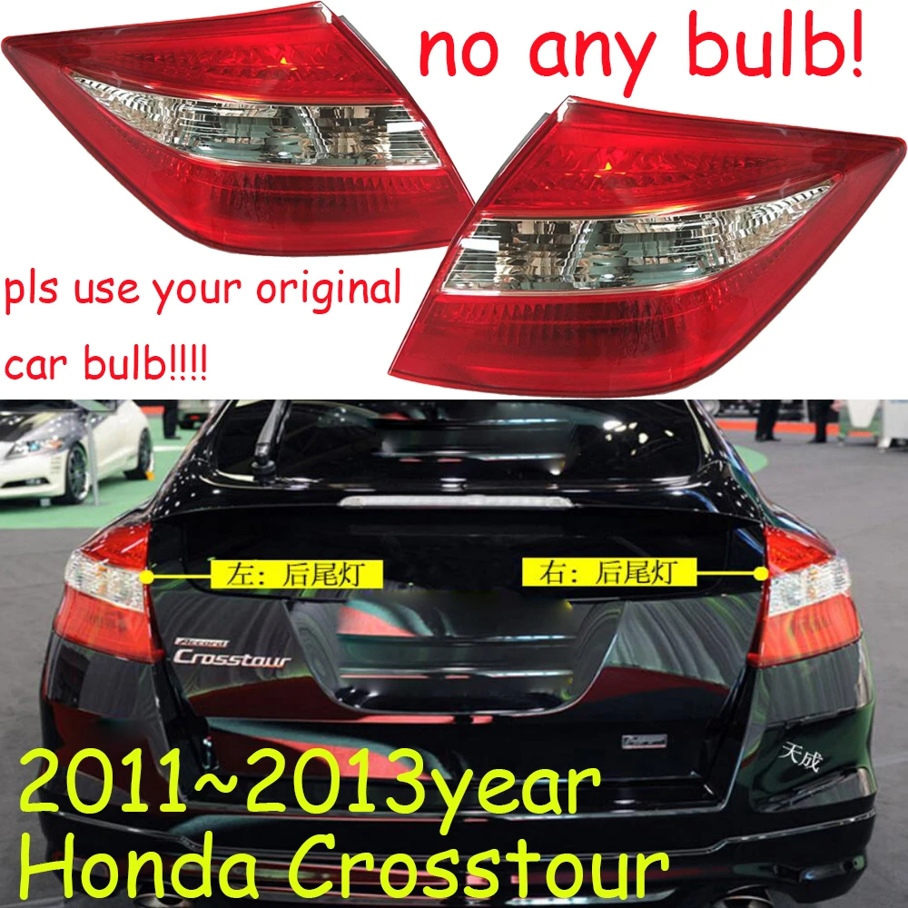 

1pcs car bumper tail light for Honda crosstour taillight no bulb 2011~2013y Taillamp for Honda crosstour fog lamp