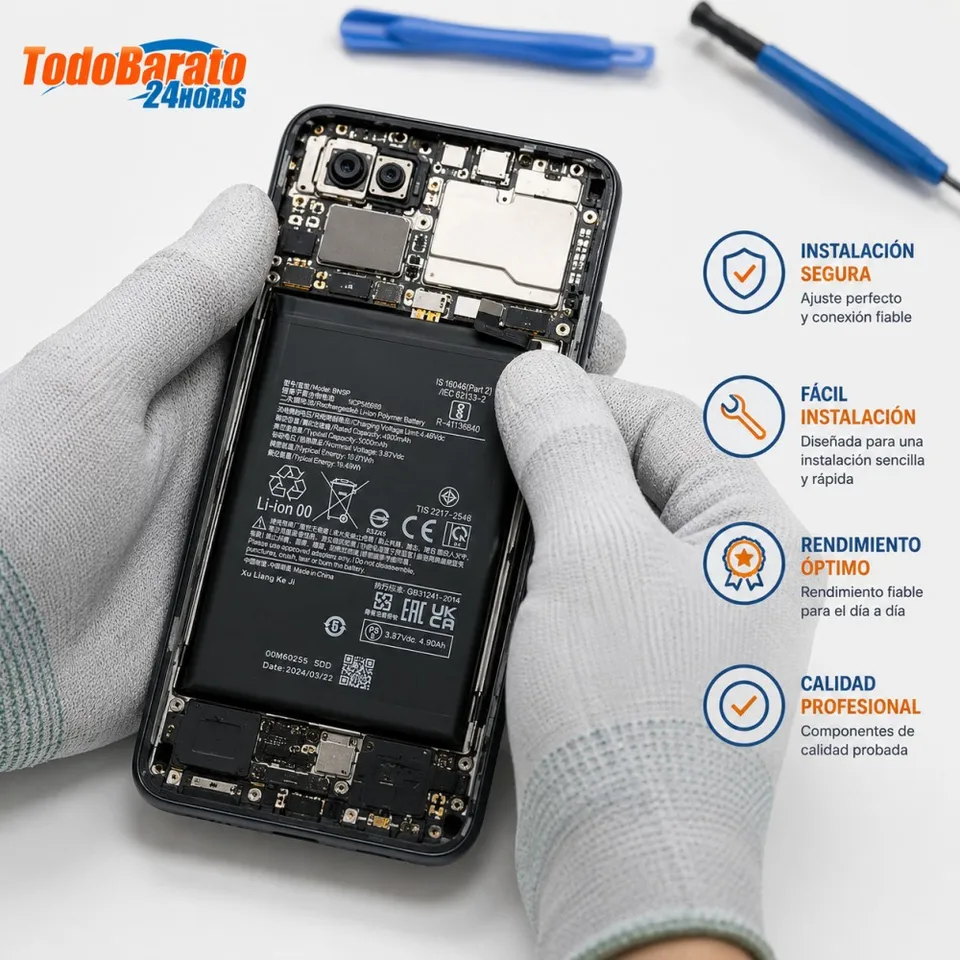 Batería para Xiaomi Redmi 14C - Poco C75 Bn5X 5160 mAh 3