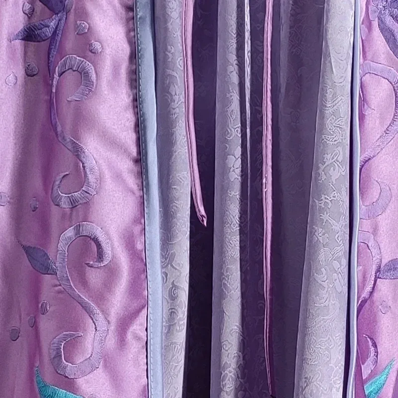 فيلم الأميرة رابونزيل تأثيري حلي يتوهم هالوين كرنفال حزب ثوب الكبار النساء فستان أرجواني KH2294