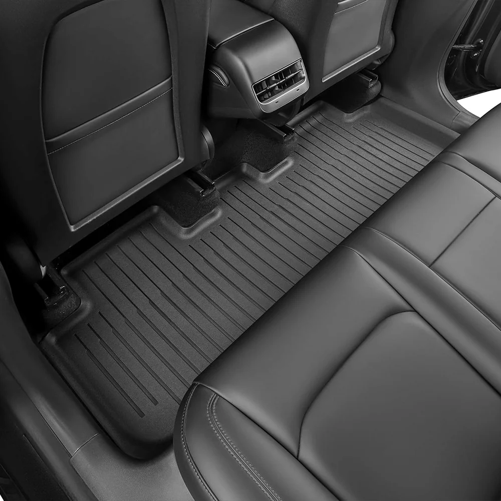 TPE for Tesla Model Y Floor Mats 2024 2023 2022 2021 All Weather Full Set Cargo Liners 3D TPE Odorless Floor Mat Trunk Frunk Mat