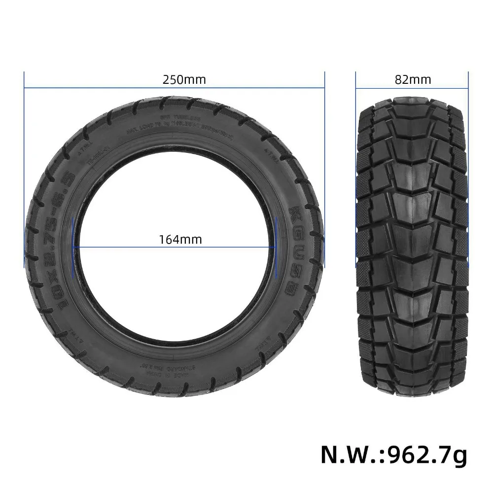 10x2.75-6.5 Off-road Vacuum Tire Suitable  KuKirin G2/G3/G2Master Electric Scooter All Terrain Special Standard Tire