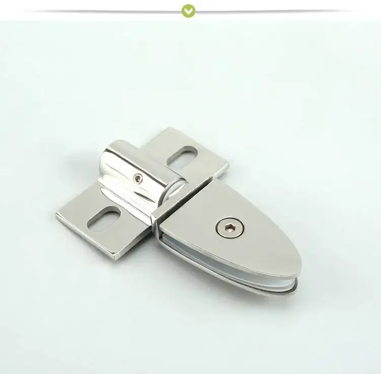 304 Stainless Steel Shower Room Accessories Hardware Upper And Lower Shafts Floor-to-Ceiling Clips for Bathroom Organization