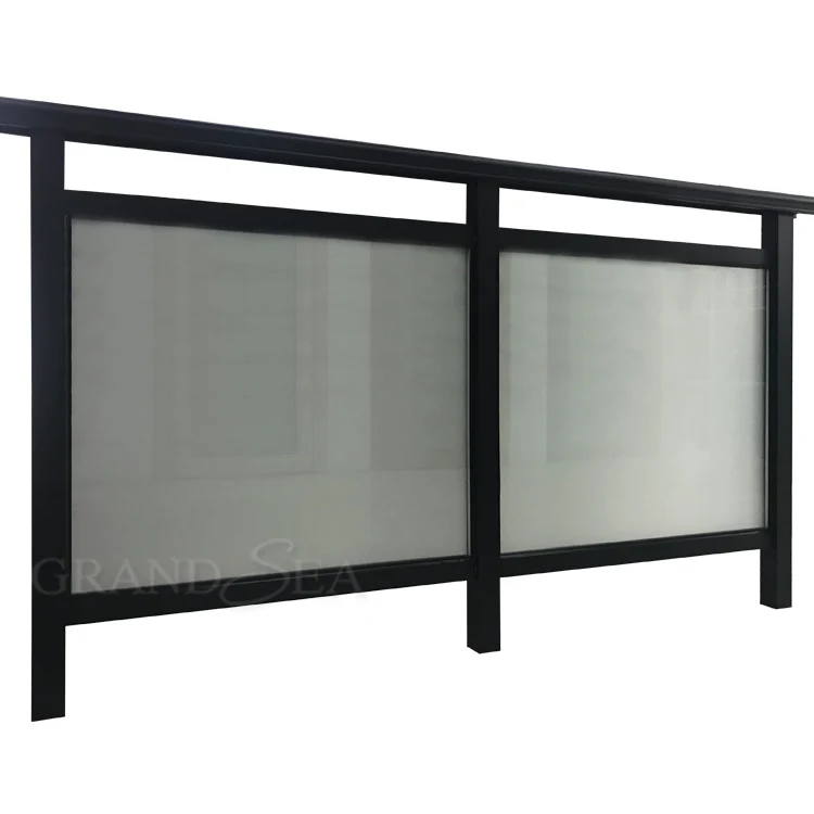 

Foshan Factory Price Safety Glass Aluminium Railings Balconies
