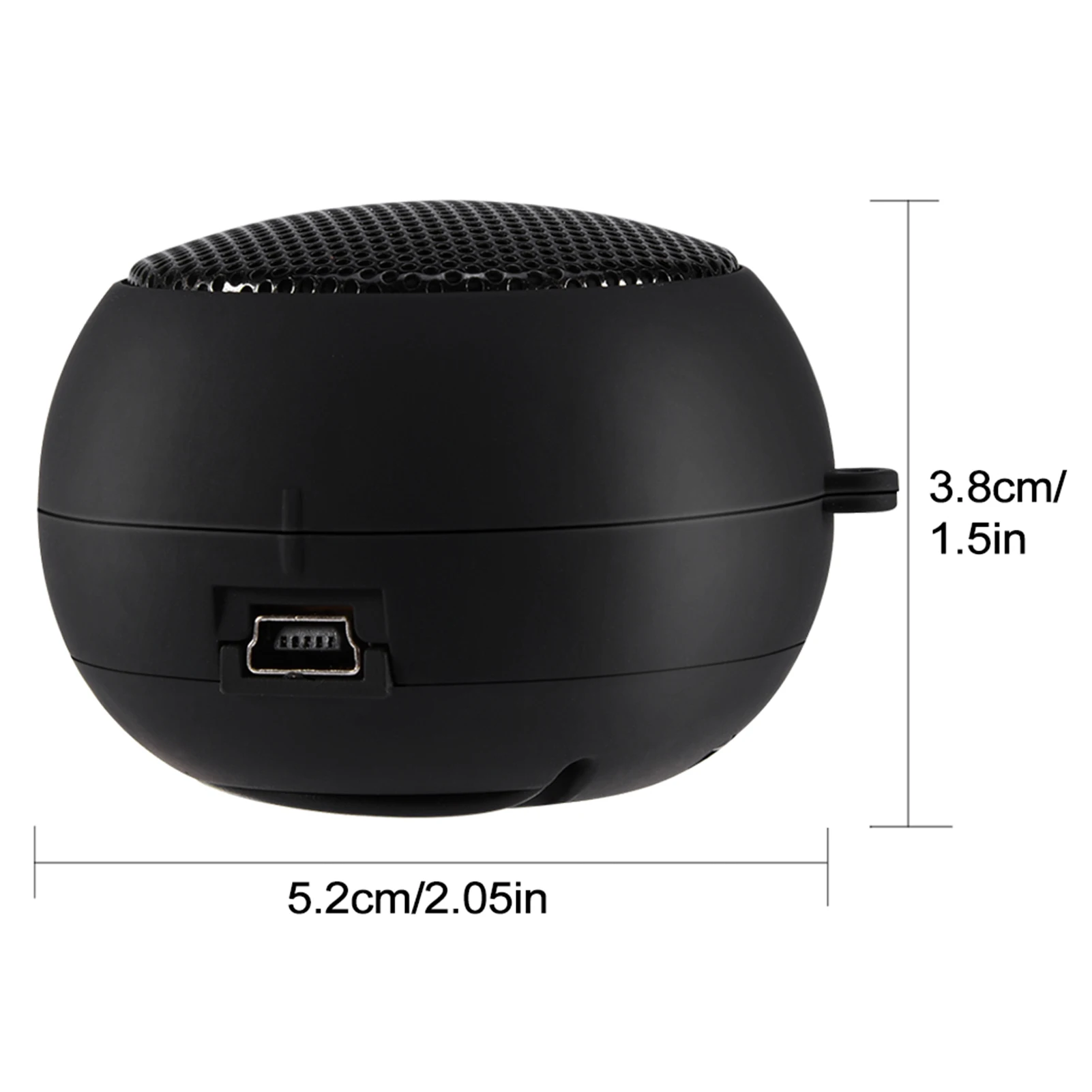 صوت كمبيوتر صغير محمول للسفر 3.5 ملم مكبر صوت عالي مدمج في بطارية للهاتف المحمول MP3 PC مكبر صوت خارجي مكبر صوت للكمبيوتر