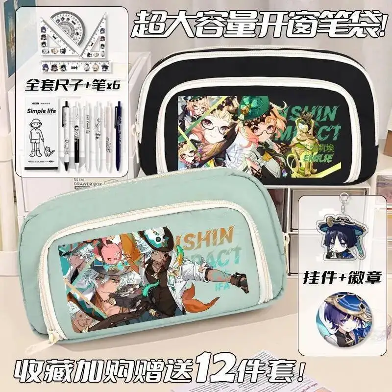 

Anime Game GS Impact Cos Escoffier Ororon Emilie Lan Yan Yumemizuki Mizuki Et Al. 2025 Unisex Campus Storage Pencil Case Prezzie